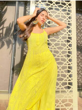 Illuminating Chikankari Strappy Kurta Set